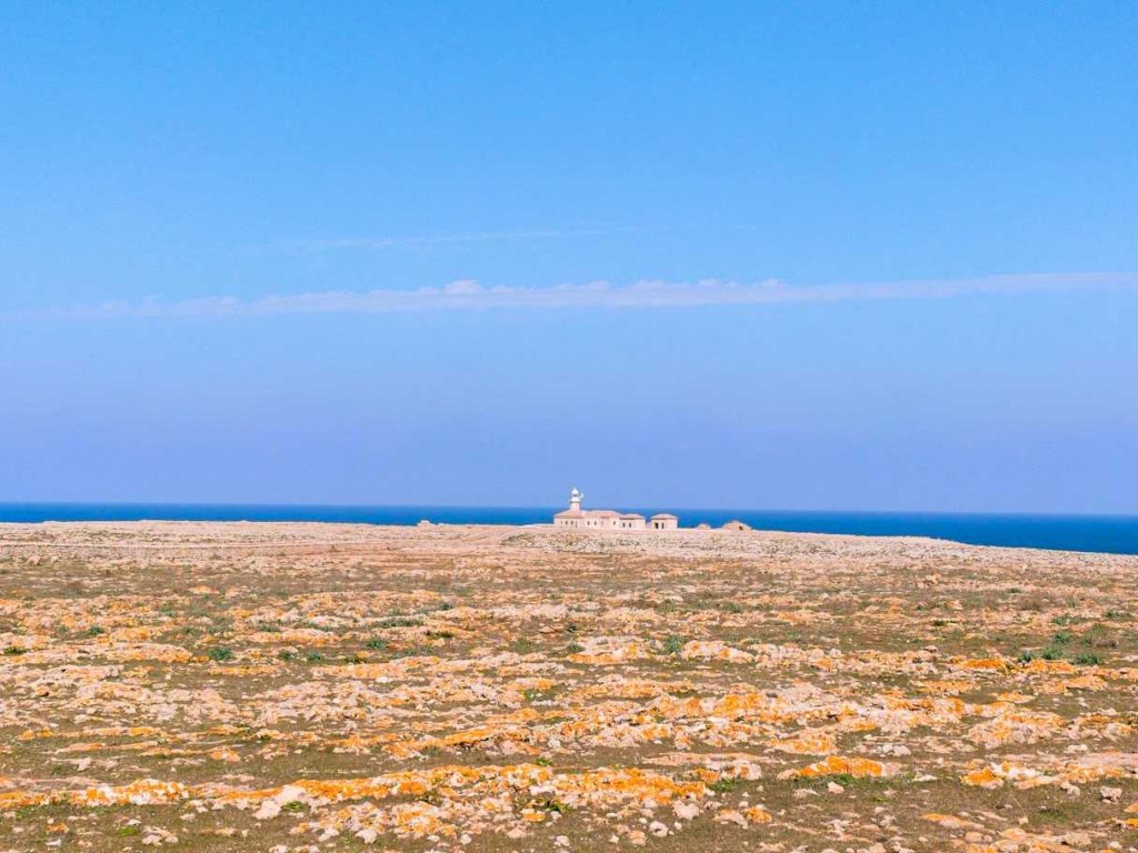 Punta Nati, au nord de Menorca